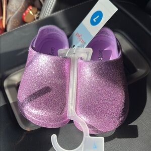Cat & Jack Purple Glitter Kids Shoes